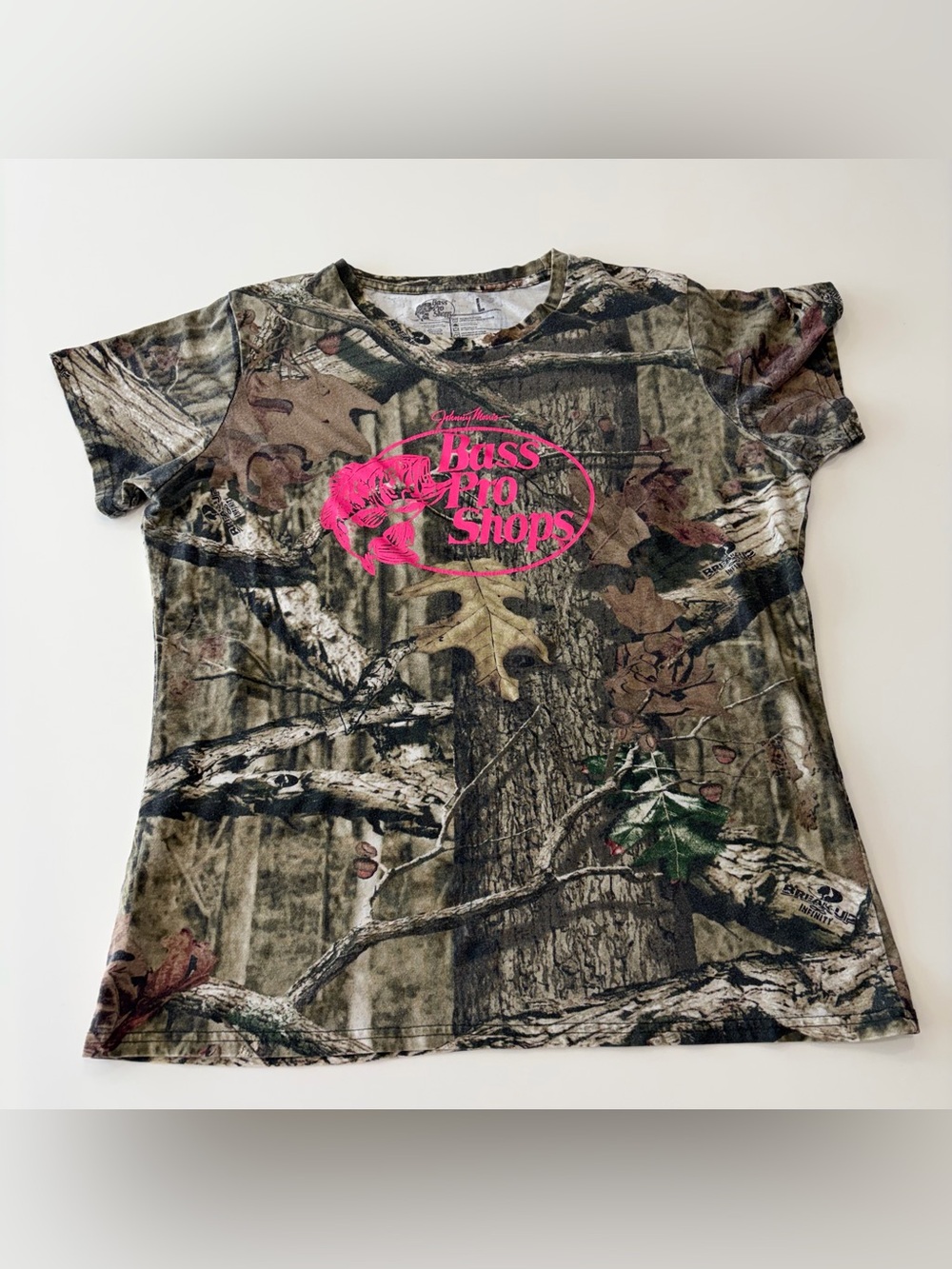 Bass Pro Shops Camo Graphic Tee in Pink Accent
